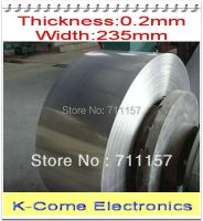 0.2mm Thickness 235mm Width Stainless Steel Sheet Plate Leaf Spring Stainless Steel Foil The Thin Tape Free Shipping