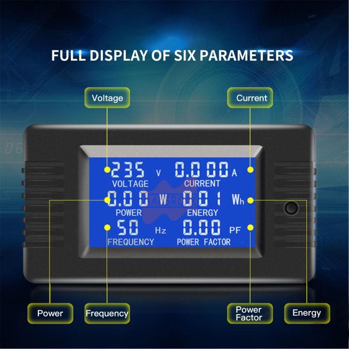 marsrock-ac-80ถึง260v100a-มิเตอร์ดิจิตอล-ac-เครื่องวัดพารามิเตอร์ไฟฟ้าอัจฉริยะเครื่องวัดพลังงาน