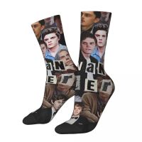 Autumn Winter Cool Unisex Cute Evan Peters Movie Actor Socks Non-slip Skateboard Socks Socks Tights