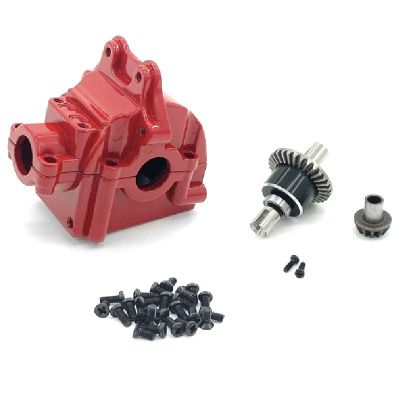 Full Metal Differential &amp; Gear Box Wave Box for Wltoys 144001 1/14 RC Car Replacement Spare Parts