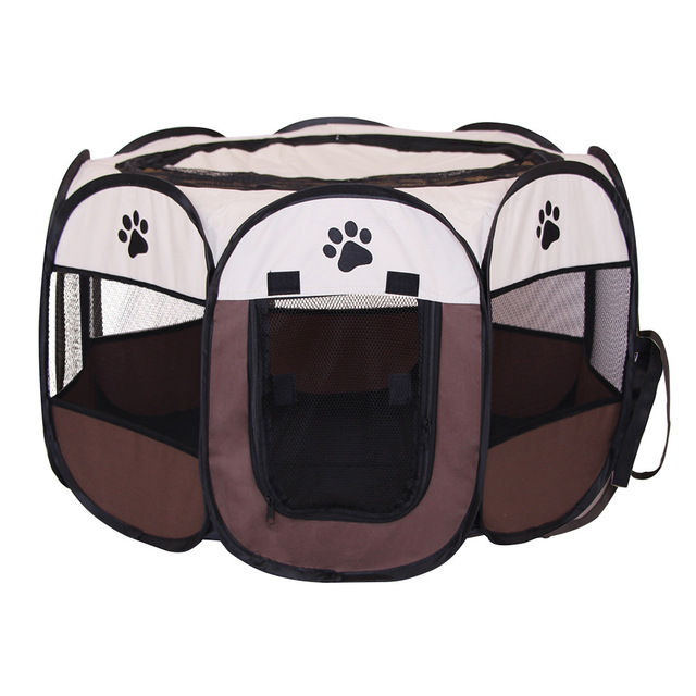 portable-cage-folding-tent-dog-house-outdoor-dog-cage-playpen-cats-kennel-dogs-house-octagon-cage-for-indoor-playpen