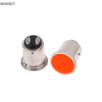 MARBIT 2pcs รถยนต์รถจักรยานยนต์ LED หลอดไฟเลี้ยวสัญญาณย้อนกลับโคมไฟที่จอดรถเบรค