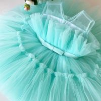 Vestido de tul para niñas pequeñas ropa de 1 er cumpleaños elegante vestido de fiesta de boda tutú vestidos de princesa para niñas