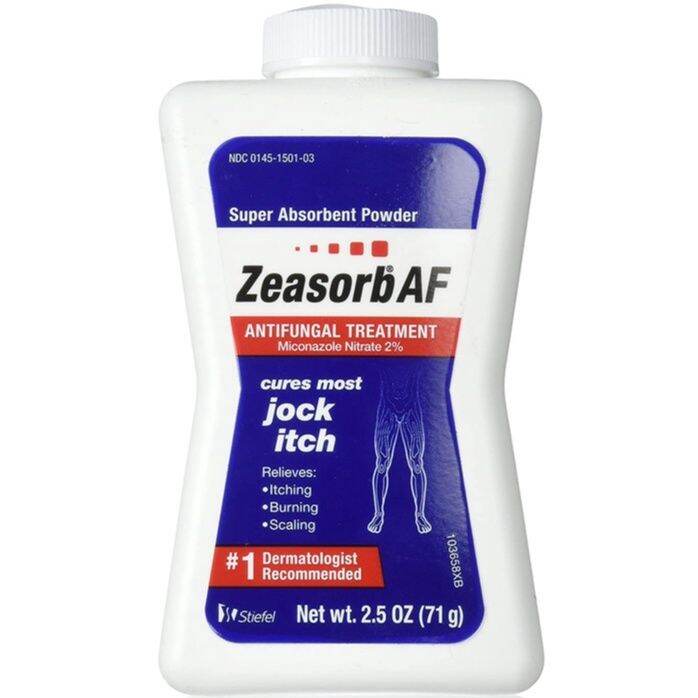 Zeasorb AF Antifungal Treatment Jock Itch Powder Super Absorbent