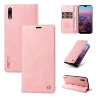 สำหรับ Huawei Y5 Y6 Y7 Y6S เคสโทรศัพท์ Y9 2019ชั้นหนึ่งเคสแฟชั่นฝาปิดแบบพับช่องใส่การ์ดแม่เหล็กกระเป๋าสตางค์หนัง TPU