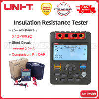 UNI-T UT511 1000V Meggerฉนวนกันความร้อนสายดินความต้านทานต่ำTester Megohmmeterเครื่องมือจัดเก็บข้อมูลอัตโนมัติ-มิเตอร์วัดช่วง