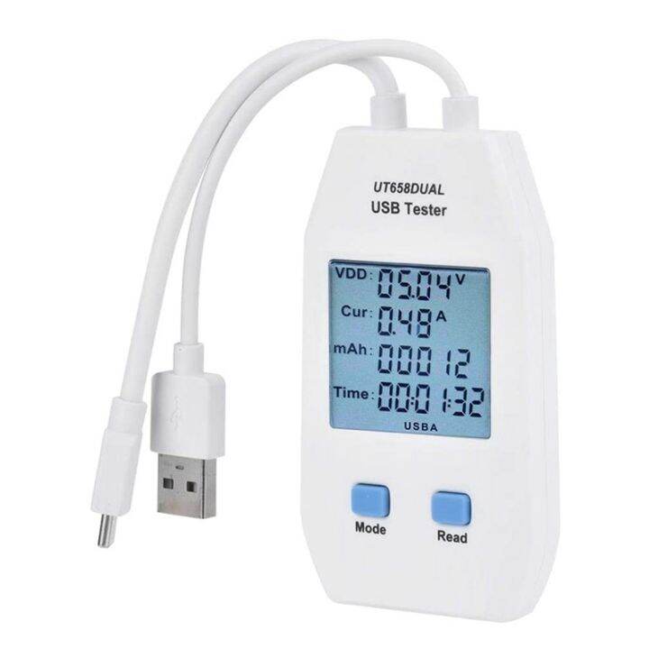 usb-tester-uni-t-lcd-usb-tester-detector-voltmeter-ammeter-digital-power-capacity-tester-meter-ut658-dual