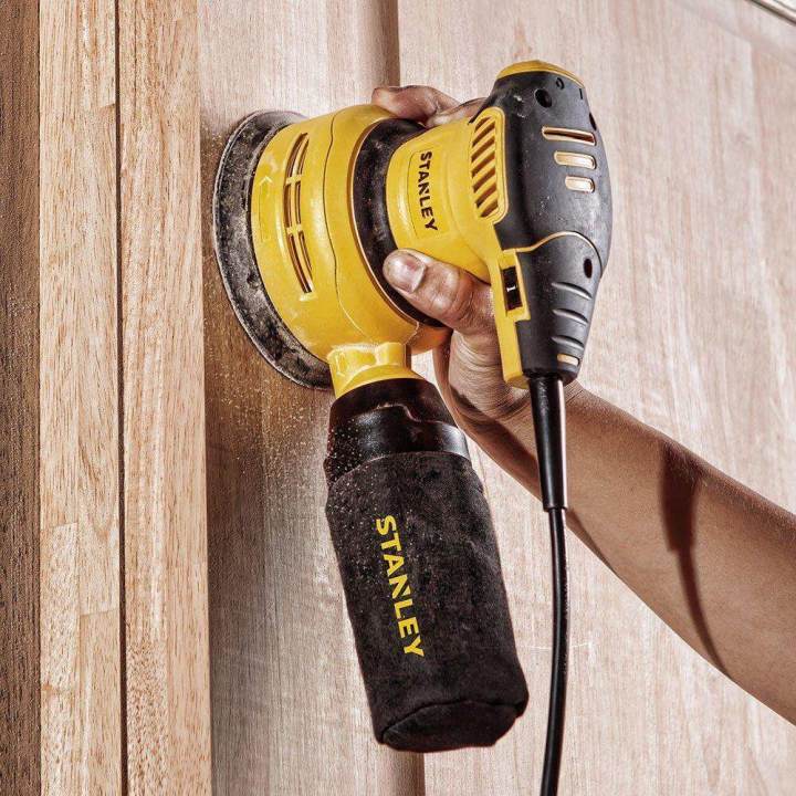 stanley-เครื่องขัดกระดาษทรายกลม-5-นิ้ว-รุ่น-ss30-b1-300w-ros-sander