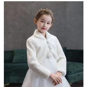 White fur sale baby coat