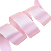 ；‘。、’ 25 Yards/Roll Pink Single  Satin Rion Wholesale Gift Wrapping Christmas Handmade DIY Rions