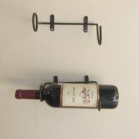 Wall Mounted Wine Racks Iron Wine Bottle Display Holder Rack Hanging Wine Organizer Rack Beverage Liquor Bottles Storage
