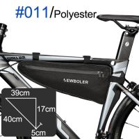 011 Black 2021 NEWBOLER Large Bicycle Triangle Bag Bike Frame Front Tube Bag Waterproof Cycling Bag Pannier Ebike Tool Bag Accessories XL