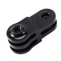 Black Camera Aluminum Extension Activity Connecter for 3-way Pivot Arm for Gopro Hero 2 3 3+ 4 Tripod Mount for SJ4000 for Xiaomi for Gitup