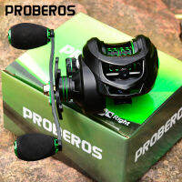 PROBEROS รอกตกปลา Baitcasting ความเร็วสูง7.2:1สปูลระบบเบรกแม่เหล็กล้อ10กก. ลากสูงสุด Wobbler เครื่อง CNC อุปกรณ์ตกปลาทะเล HW10