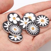 【YF】✿▲  50pcs/lot 15/20/25mm Round Sewing Buttons Clothing Decoration Scrapbook Diy Accessories