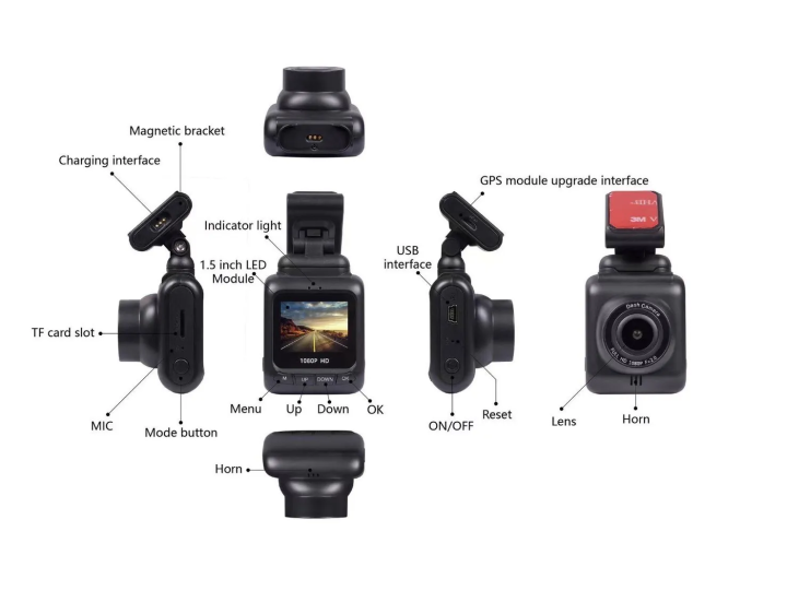 proof-กล้องติดรถยนต์-หน้า-รุ่น-pf330-1080p-full-hd-with-wifi-2-4ghz-เชื่อมต่อแอพพลิเคชั่นผ่านโทรศัพท์มือถือ