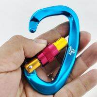 4Pcs/Set Climb Carabiners Quickdraws(25KN) Blue/Black/Orange Mountaineering buckle