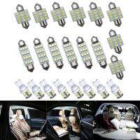 20 Pcs 6000K 10W Auto Car Interior LED Light Bulbs Kit License Plate Mixed Lamp Dome Light Parking Trunk Lamp Ultra Bright Bulbs  LEDs  HIDs