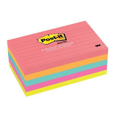 กระดาษโน๊ต 3นิ้วx5นิ้ว คละสี5ชิ้น โพสต์-อิท 635-5AN POSTIT