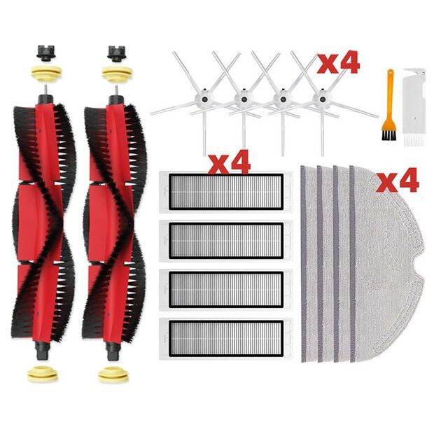 ไส้กรอง-hepa-ล้างได้แปรงหลักสำหรับมีคุณภาพสูงถอดออกได้-roborock-s6-s65-s60-s5-t6-tanos-อะไหล่ผ้าเช็ดทำความสะอาด