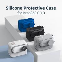 สำหรับ Insta360 GO3เคสป้องกันซิลิโคนสำหรับ Insta360 Go 3อุปกรณ์ป้องกันกล้องแอคชั่นแคมเมรา