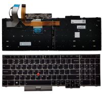 NEW US laptop Keyboard for Lenovo ThinkPad E580 E585 E590 E595 T590 P53S L580 L590 P52 P72 P53 P73 US keyboard silver frame