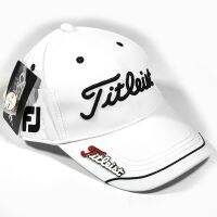 Titleist หมวกกอล์ฟกันแดดกลางแจ้งระบายอากาศที่สะดวกสบายกันน้ำหมวกแก๊ปโผล่ดูดซับเหงื่อใช้ได้ทุกเพศหมวกลูกบอลลายทุกแบบสไตล์ Azureway J.lindeberg DESCENTE