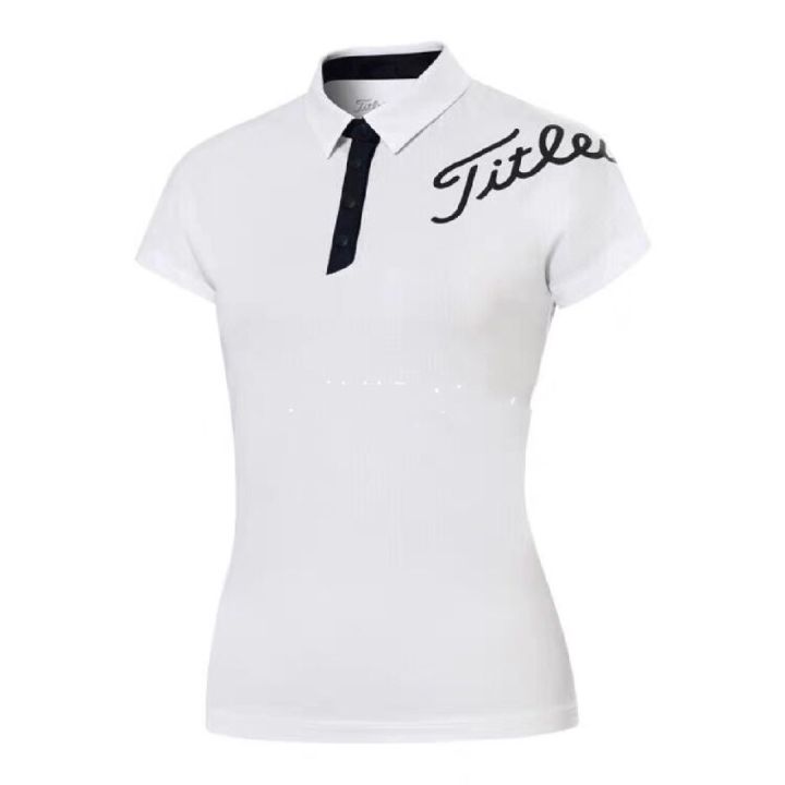 golf-clothing-ladies-summer-short-sleeved-breathable-quick-drying-sunscreen-tops-golf-slim-fit-women-titleist-taylormade1-honma-pearly-gates-southcape-mizuno
