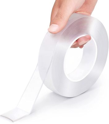 Home reusable Tape double sided adhesive for gadgets Traceless Nano Cleanable Glue Gadget cinta magica doble cara transparente