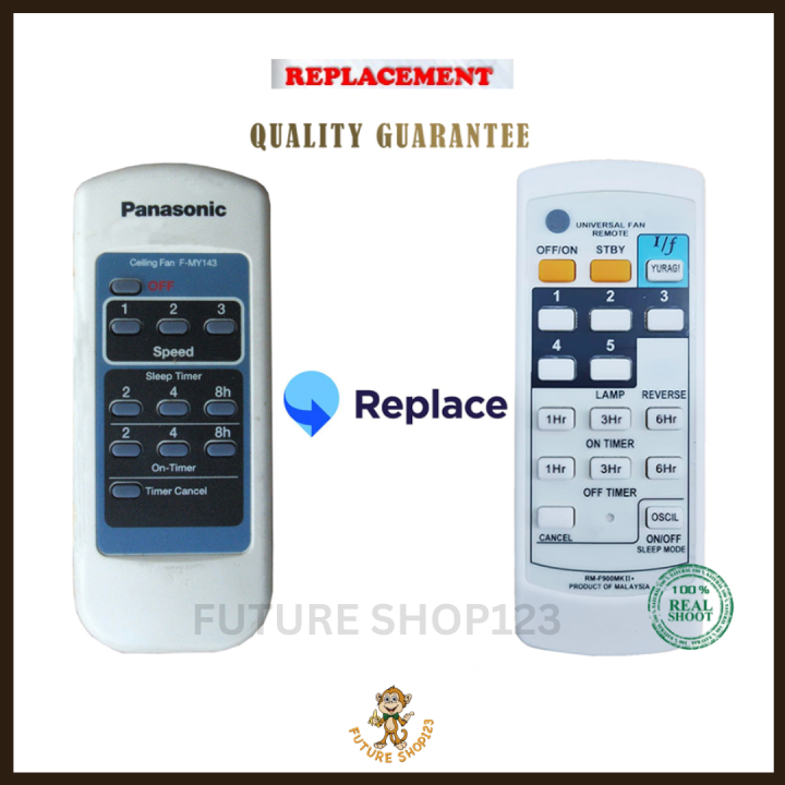 PANASONIC CEILING FAN REMOTE CONTROL [REPLACEMENT] Lazada