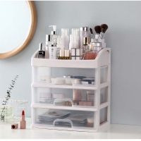 New Makeup Organizer Jewelry Container Make Up Case Makeup Brush Holder Organizers Box With Stickers Cosmetic Storage Box Rack