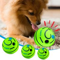 ลูกบอลมีเสียงกลิ้งของเล่นสุนัขตีด้วยตนเอง Smirk ลูกบอลขัดฟันฟันเพื่อเบื่อและลูกสัตว์เลี้ยงลูกบอลมีเสียงลูกบอลแบบโต้ตอบ