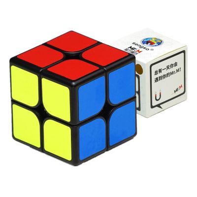 Shengshou Mr M Magnetic 2x2 Speed Magic Cube Magnet Positioning  Cubo Magico Game Puzzle Toys Birthday Christmas Gifts For Kids Brain Teasers