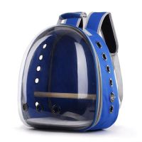 Parrot Carrier Bird Travel Bag Space Capsule Transparent Backpack Breathable 360° Sightseeing