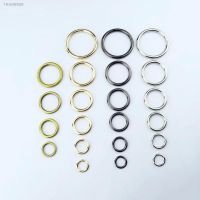 ﹊✤﹉ 1pcs Metal O Ring Round Buckle for DIY Leather Craft Garment Webbing Bag Strap Shoes Hardware Accessories 5 Sizes CLOXY