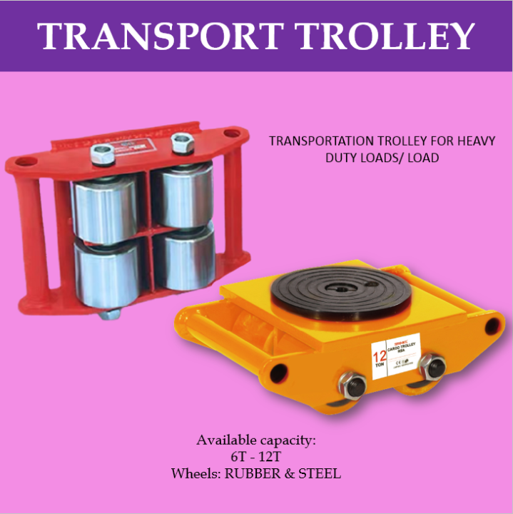 Lifting Equipment INDUSTRY TRANSPORT TROLLEY/CARGO TRANSPORTATION ...