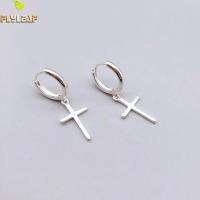 Real 925 Sterling Silver Cross Dangle Earrings For Women 2022 New Trend Femme Fine Jewelry