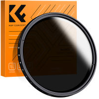 K&amp;F Concept Variable ND Lens Filter ND2-ND400 Adjustable Neutral Density Filter for Camera Lens with Microfiber Cleaning Cloth-BIANO