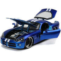 Jada1:24 2008 Dodge Viper SRT 10กล้ามเนื้อรถจำลองสูง D Iecast รถโลหะอัลลอยรุ่นรถของเล่นสำหรับเด็กของขวัญ J103