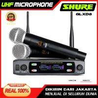 SHURE GLXD8ไมโครโฟนไร้สาย2ไมโครโฟนมือถือ800เมกะเฮิร์ตซ์ UHF FM 80เมตรที่ได้รับระยะทางบ้านอุปกรณ์ร้องเพลง