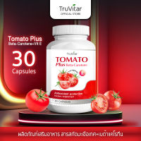 ?ส่งฟรีทันที สั่งเลย? ผลิตภัณฑ์เสริมอาหาร Truvitar Tomato Plus ทรูวิต้าร์ โทเมโท พลัส 30 แคปซูล ชะลอริ้วรอยจากภายใน  ผิวสวยกระจ่างใสสู่ภายนอก