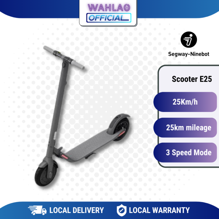 [Original] Segway Ninebot Kickscooter E22 / E25 Folding Electric ...