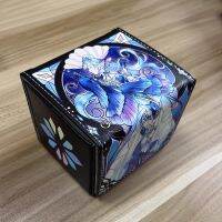 Yu-Gi-Oh! OCC การ์ดกล่องเก็บ Yugioh FIGURE Schedule tearms kitkallis Protector Case PU Leather Collection Deck books 100