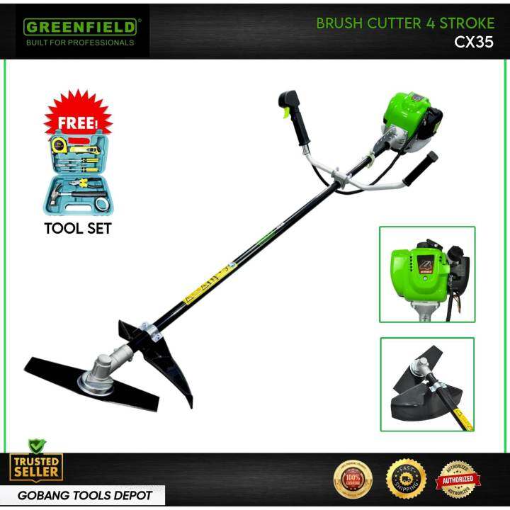 GREENFIELD 4 Stroke Brush Cutter CX35 with Free Tool Set | Lazada PH