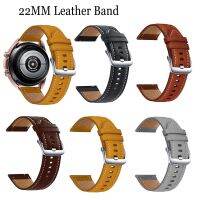 lumude Leather Band 22MM Straps For Samsung Watch 3 45mm Galaxy 46mm Gear S3 Watchband For Huawei watch gt 2e Magic gt2 46mm Bracelet