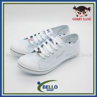 ?HOT สุด GerryGang รองเท้าผ้าใบ499 รองเท้าผ้าใบพละขาว ผ้าใบขาว  F499 ของแท้ Wow สุด รองเท้าผ้าใบ เด็ก