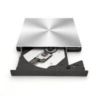 USB3.0 DVD Burner External Blu-Ray Burner Blu-Ray Recorder Support 3D 25G 50G Playback Portable for Laptop Silver