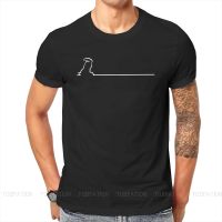 Walking Tshirt La Linea Line Osvaldo Cavandoli Tv Cloth Original T Shirt Men Individuality