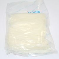 wholesale 1000pcs White Self-Locking Nylon Cable Ties  3" inch 80mm X 2mm Cable Management