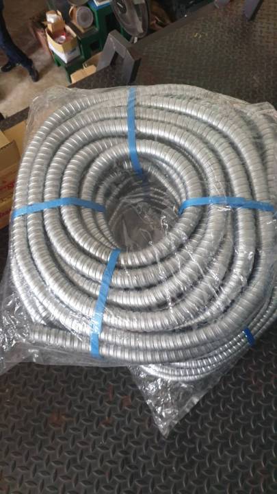 ท่ออ่อนเหล็ก-metal-flexible-conduit-ท่ออ่อนโลหะ-ขนาดต่างๆ-สำหรับงาน-ไฟฟ้า